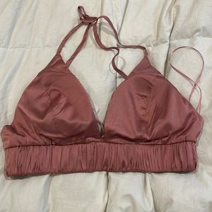 Pink crop top
